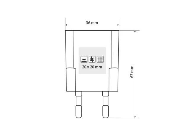 PORT charger for mobile devices Royal blue