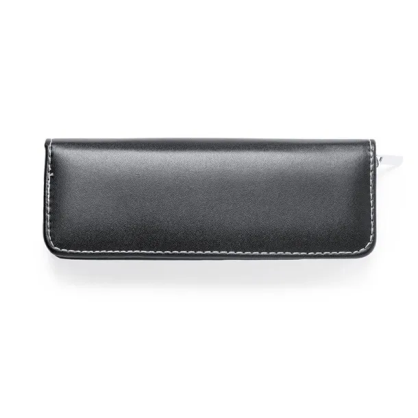  Writing set, ball pen and roller ball pen Crna