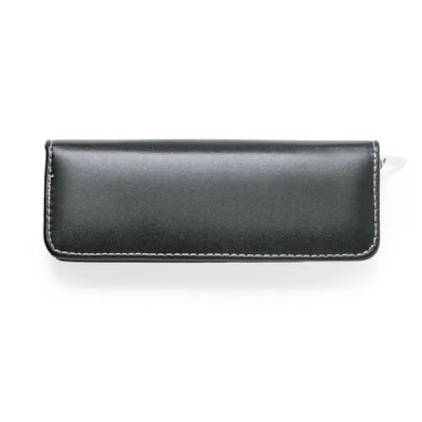  Writing set, ball pen and roller ball pen Crna