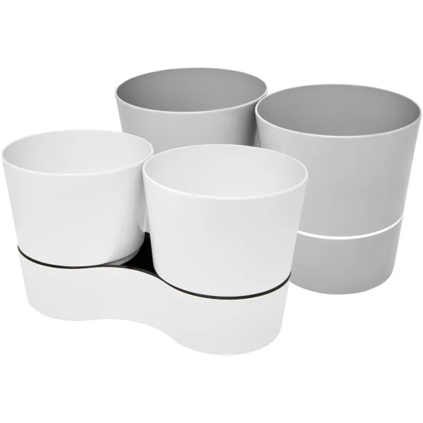 Herbs twin kitchen pot - Mepal White