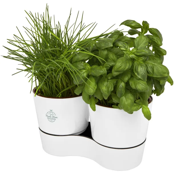 Herbs twin kitchen pot - Mepal White