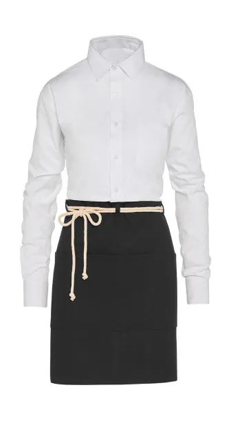  CORSICA - Cord Bistro Apron with Pocket - SG Accessories - BISTRO Black