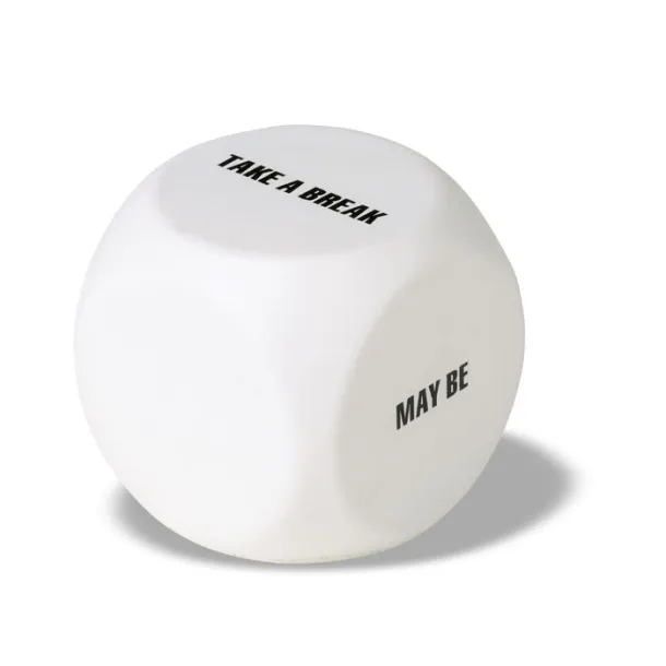 RELICUP Anti-stress decision dice White