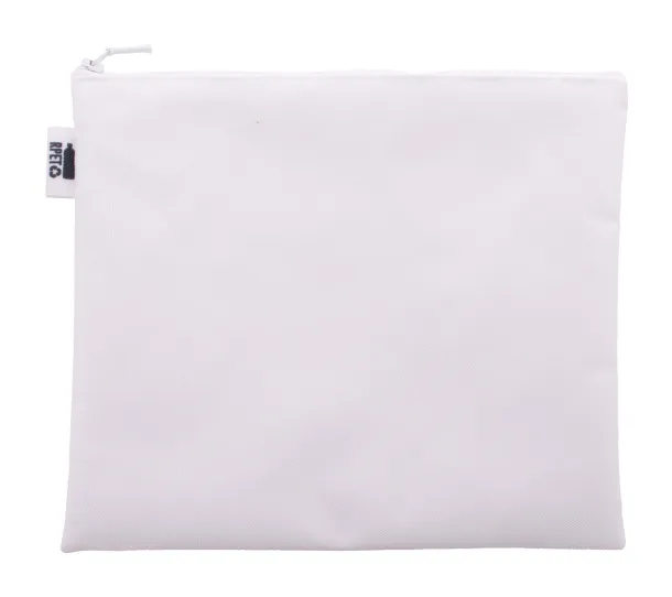 CreaBeauty L RPET custom cosmetic bag White