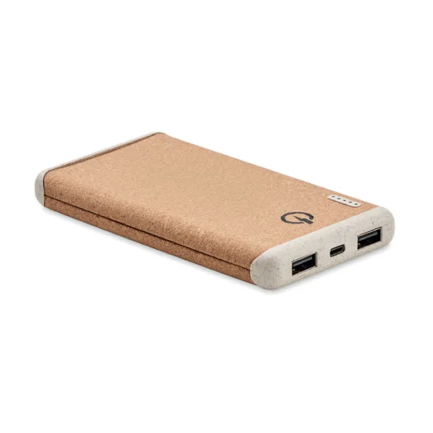 RALIA Bežična prijenosna baterija, 10 000 mAh Bež