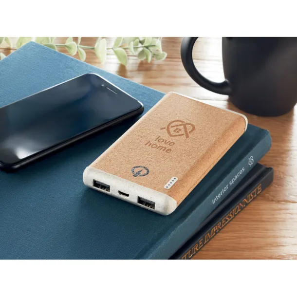 RALIA Wireless 10000mAh PowerBank Beige