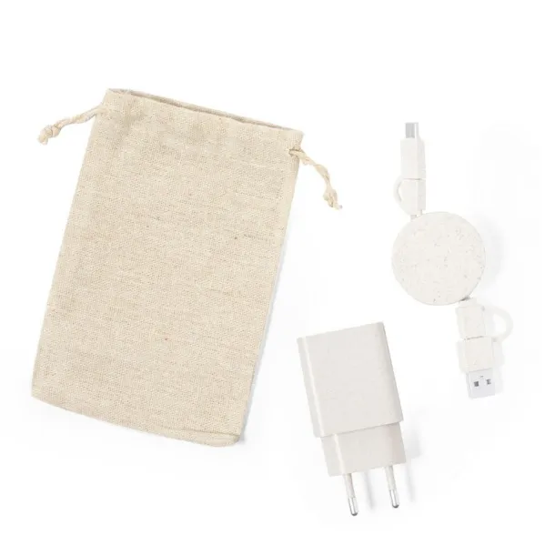  Wheat straw charging travel set neutral