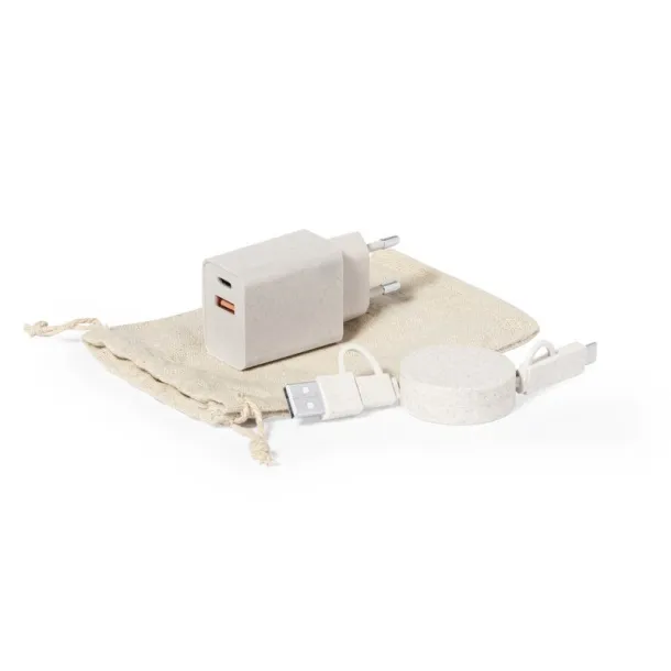  Wheat straw charging travel set neutral