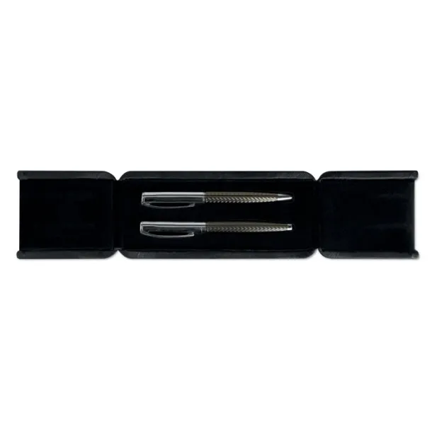 DERRICK Ball pen set in box Titanium