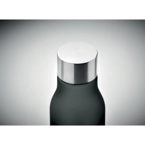 GLACIER RPET RPET bottle with S/S cap 600ml Transparent Grey