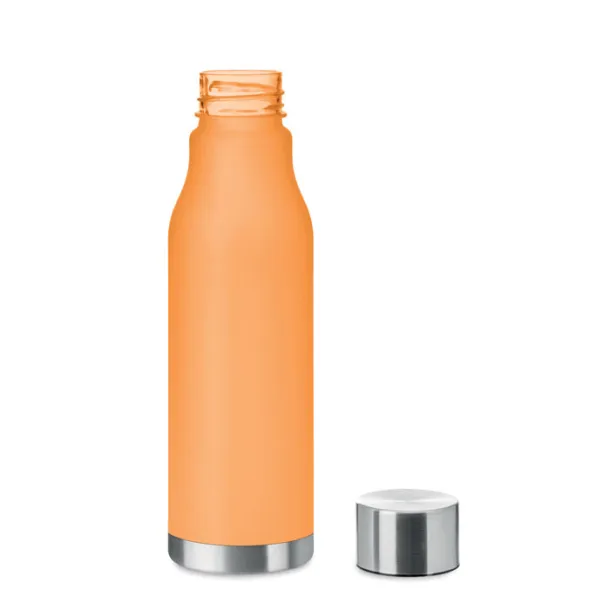 GLACIER RPET RPET bottle with S/S cap 600ml mO6237-25 transparent orange