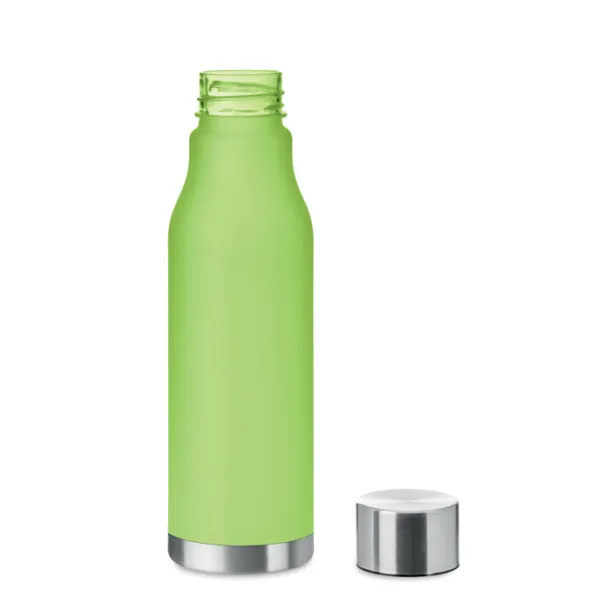 GLACIER RPET RPET bottle with S/S cap 600ml mO6237-25 Transparent lime