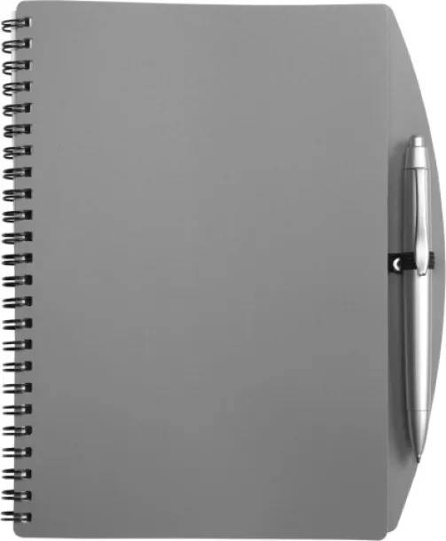 SOLANA PP notebook with ballpen grey