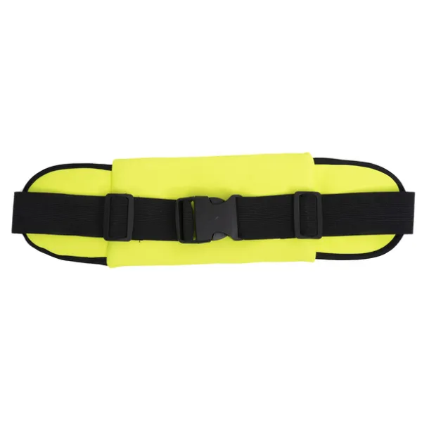 ALLGET water resistant sport waist bag with bottle holder Yellow