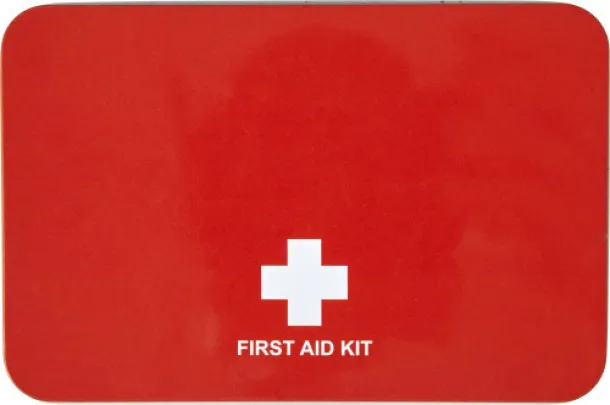 HASSIM Metal tin first aid kit Crvena