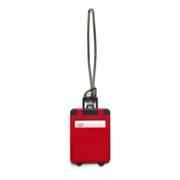  Luggage tag red