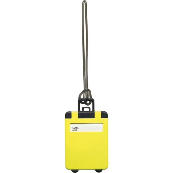  Luggage tag yellow