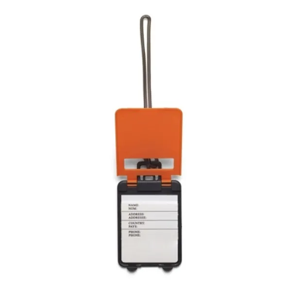  Luggage tag orange