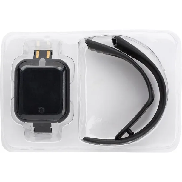  Activity tracker, wireless multifunctional watch Crna