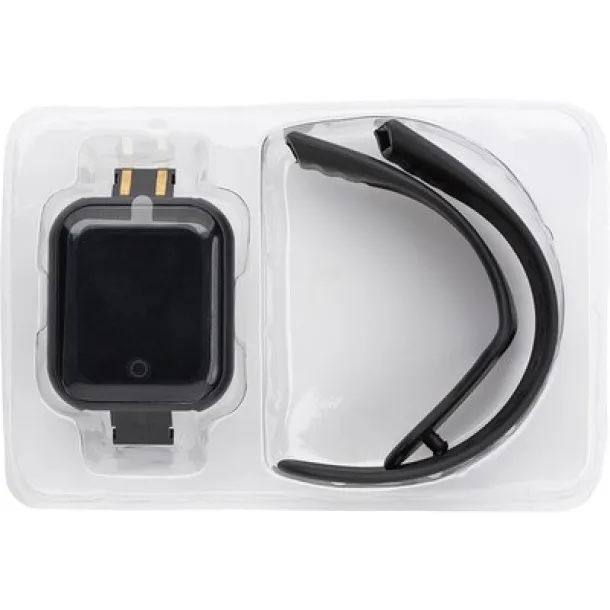  Activity tracker, wireless multifunctional watch Crna