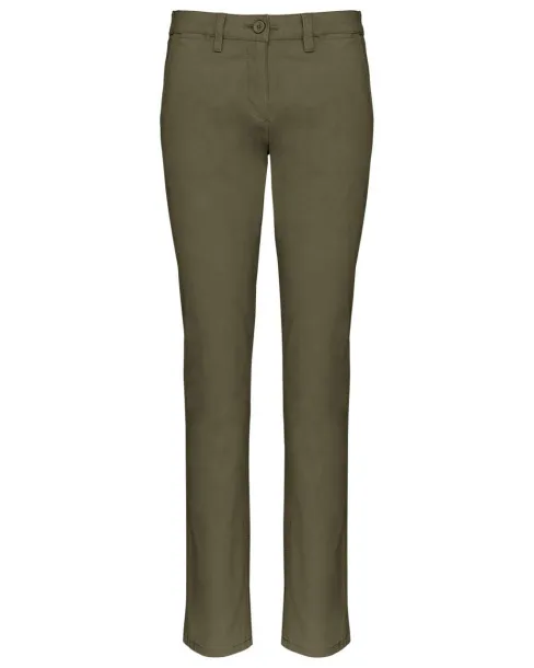  LADIES' CHINO TROUSERS - Kariban Khaki