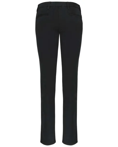  LADIES' CHINO TROUSERS - Kariban Black