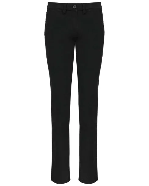  LADIES' CHINO TROUSERS - Kariban Black