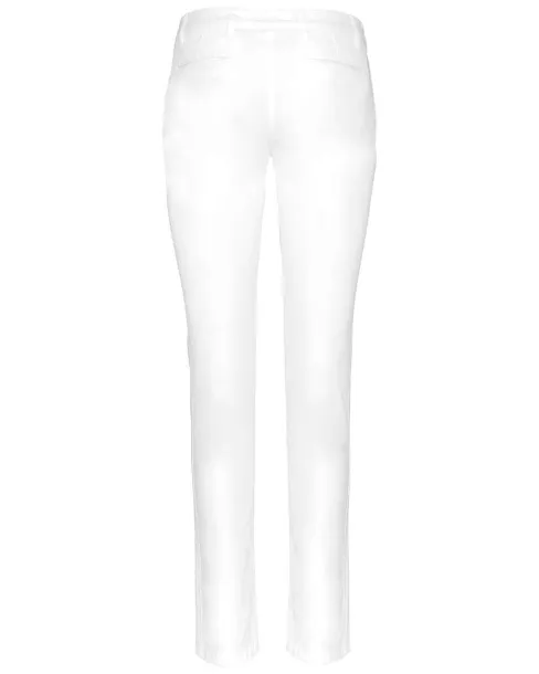  LADIES' CHINO TROUSERS - Kariban White