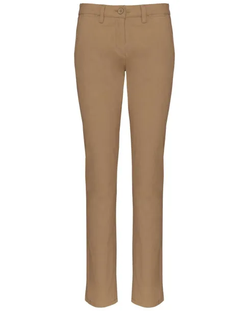  LADIES' CHINO TROUSERS - Kariban Camel