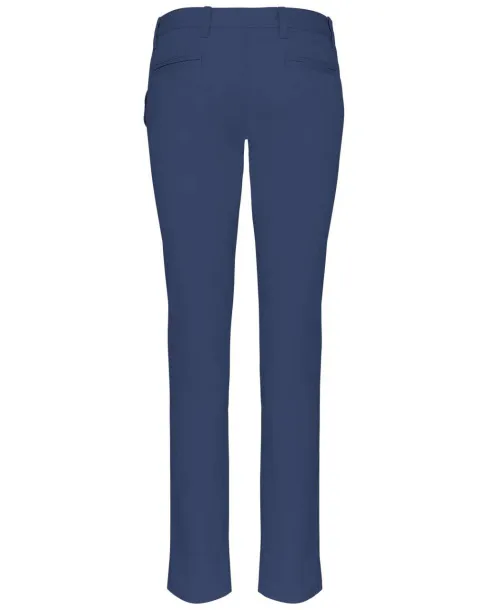  LADIES' CHINO TROUSERS - Kariban Deep Blue