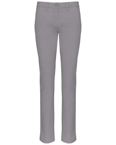  LADIES' CHINO TROUSERS - Kariban Fine Grey