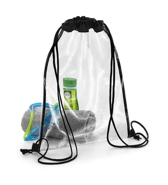  Clear Gymsac - Bagbase Clear Black