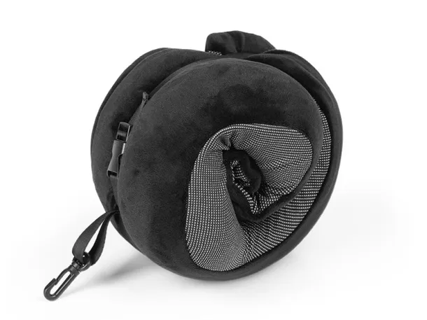 VOLARE memory foam travel pillow Black