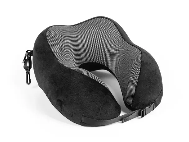 VOLARE memory foam travel pillow Black