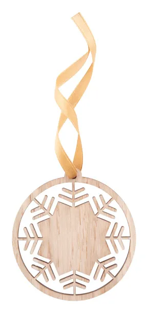 Lundamo Christmas tree ornament Natural Gold