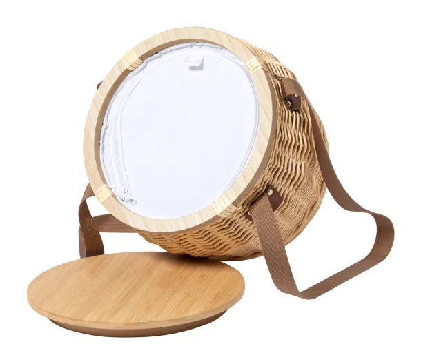 Gaxe wicker picnic basket Natural