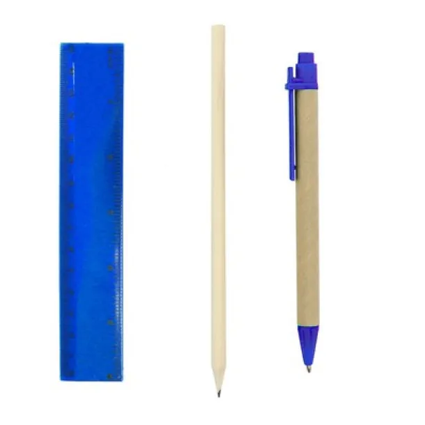  School set, pencil case Mornarski plava