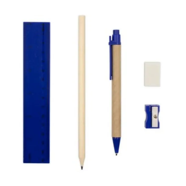  School set, pencil case Mornarski plava