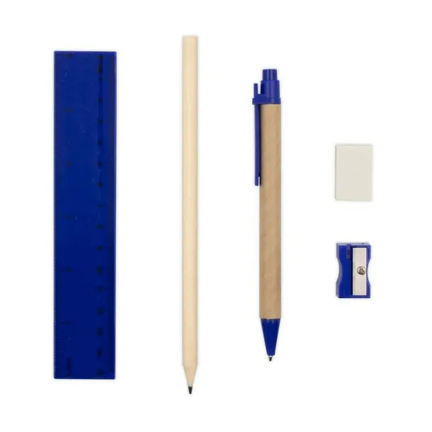  School set, pencil case Mornarski plava