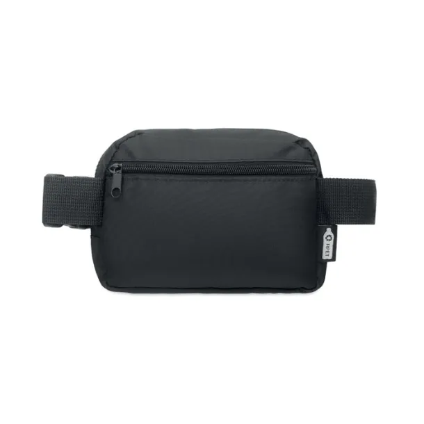 TOSHI 300D RPET polyester waist bag Black