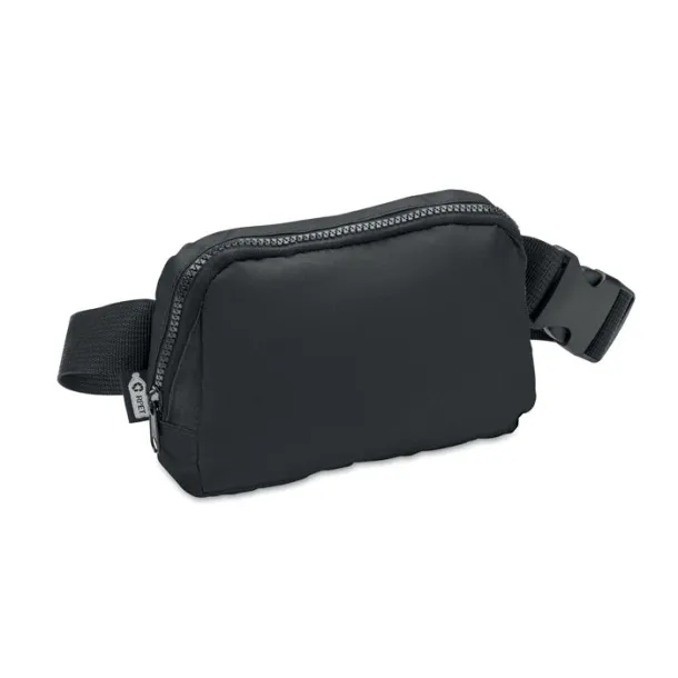 TOSHI 300D RPET polyester waist bag Black