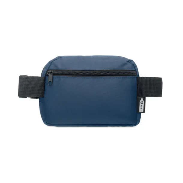 TOSHI 300D RPET polyester waist bag Blue