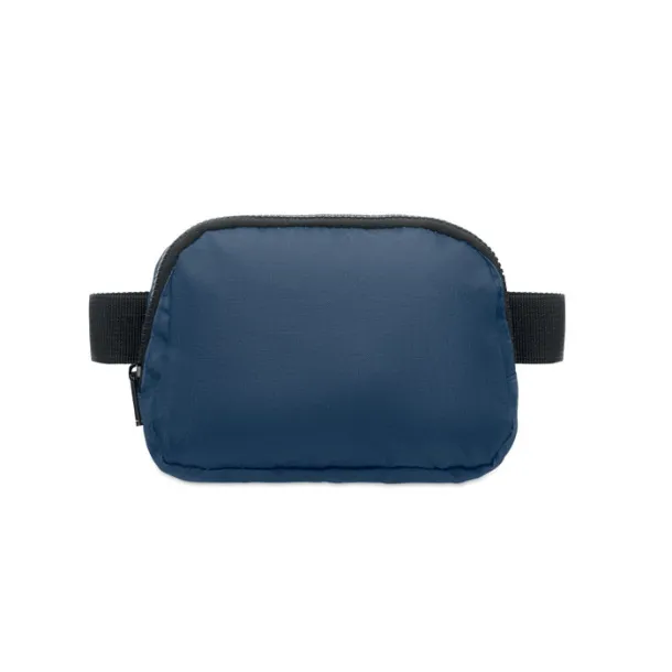 TOSHI 300D RPET polyester waist bag Blue