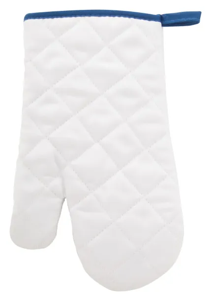 Silax oven mitt White Blue