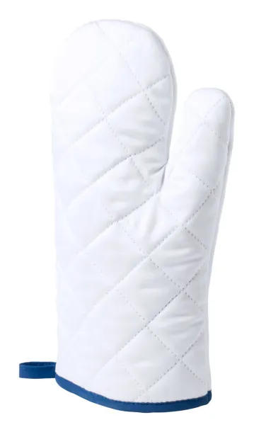 Silax oven mitt White Blue