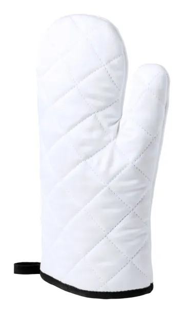 Silax oven mitt White Black