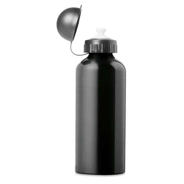 BISCING Metal drinking bottle (600 ml) Black