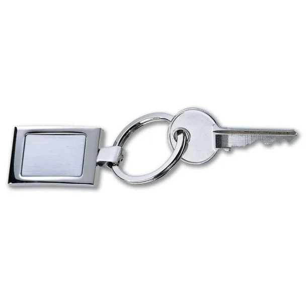 HARROBS Metal key ring shiny silver