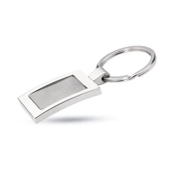 HARROBS Metal key ring shiny silver