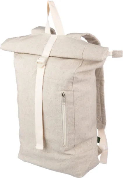 MARGARETE Hemp (280 gr/m2) roll-top backpack